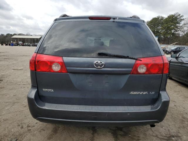 5TDZK23C48S184306 - 2008 TOYOTA SIENNA CE GRAY photo 6