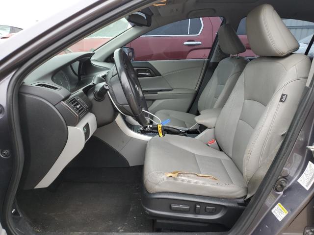 1HGCR2F81EA151783 - 2014 HONDA ACCORD EXL GRAY photo 7