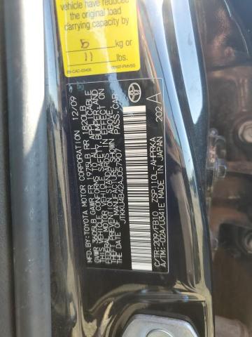 JTKKU4B42AJ057907 - 2010 TOYOTA SCION XD أسود صورة 13