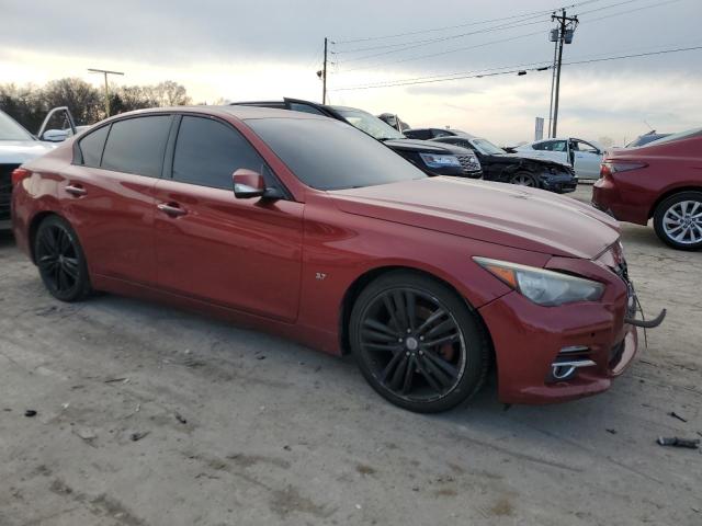 JN1BV7AP0EM683836 - 2014 INFINITI Q50 BASE RED photo 4