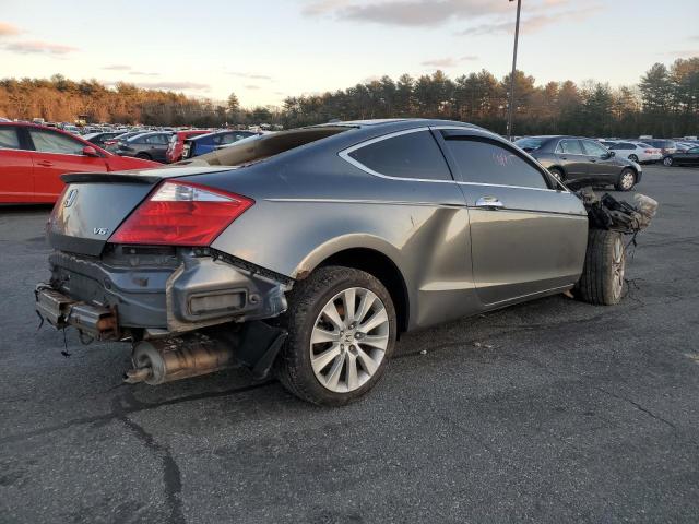 1HGCS22839A007538 - 2009 HONDA ACCORD EXL GRAY photo 3