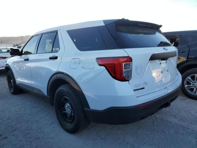 1FM5K8AWXMNA12789 - 2021 FORD EXPLORER POLICE INTERCEPTOR أبيض صورة 2