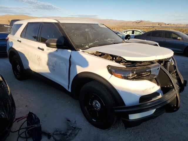 1FM5K8AWXMNA12789 - 2021 FORD EXPLORER POLICE INTERCEPTOR أبيض صورة 4
