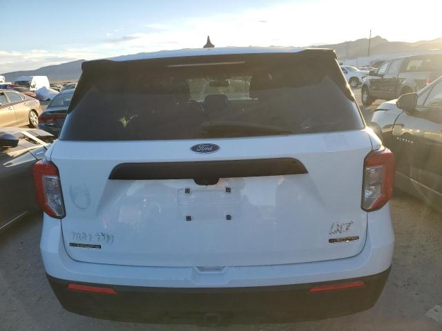 1FM5K8AWXMNA12789 - 2021 FORD EXPLORER POLICE INTERCEPTOR أبيض صورة 6