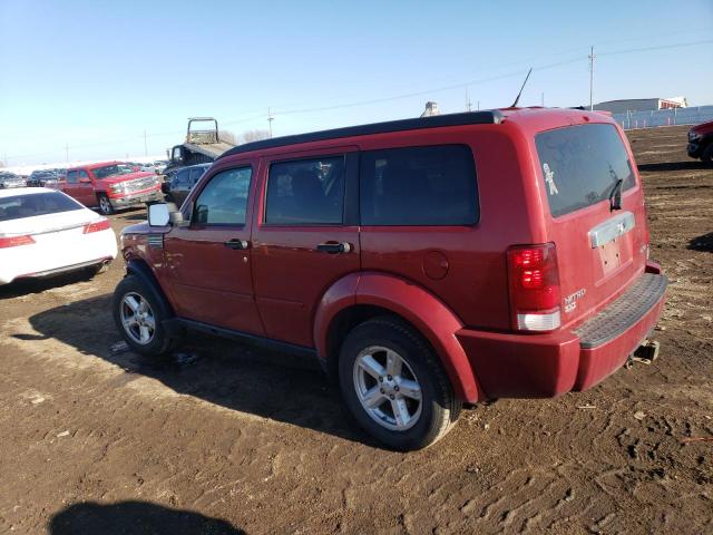 1D8GU58K67W557168 - 2007 DODGE NITRO SLT RED photo 2