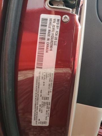 2C4RC1FG5LR229616 - 2020 CHRYSLER PACIFICA TOURING MAROON photo 14