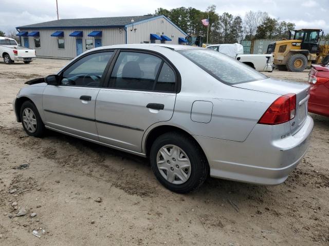 2HGES16374H574573 - 2004 HONDA CIVIC DX VP SILVER photo 2