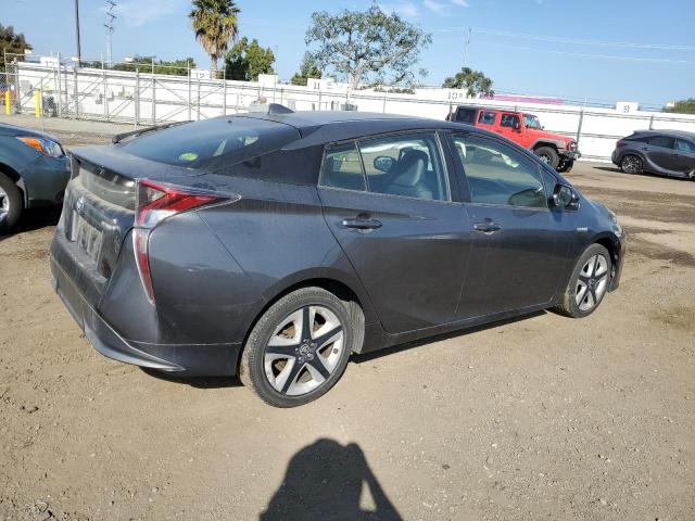 JTDKARFU5G3026803 - 2016 TOYOTA PRIUS GRAY photo 3