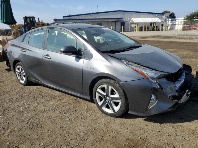 JTDKARFU5G3026803 - 2016 TOYOTA PRIUS GRAY photo 4