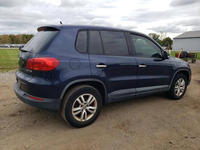 WVGAV3AX7EW567292 - 2014 VOLKSWAGEN TIGUAN S ლურჯი ფოტო 3