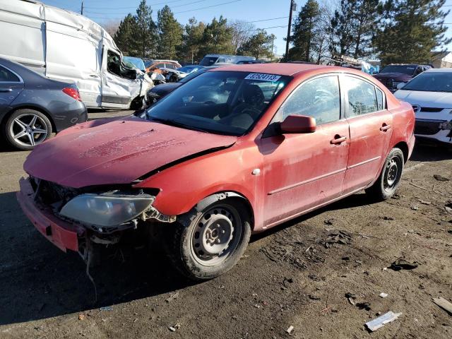 JM1BK12F441164054 - 2004 MAZDA 3 I RED photo 1