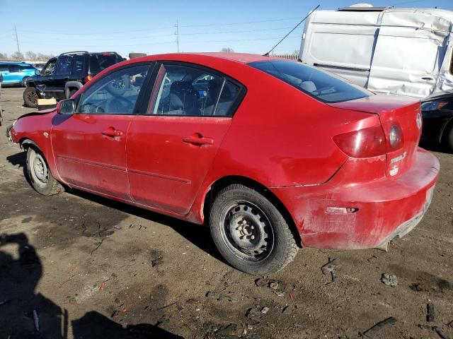 JM1BK12F441164054 - 2004 MAZDA 3 I RED photo 2