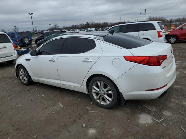 5XXGN4A74DG110282 - 2013 KIA OPTIMA EX WHITE photo 2