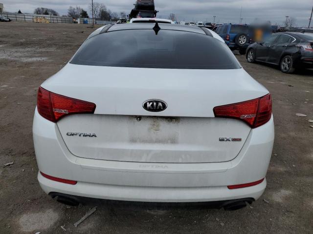 5XXGN4A74DG110282 - 2013 KIA OPTIMA EX WHITE photo 6