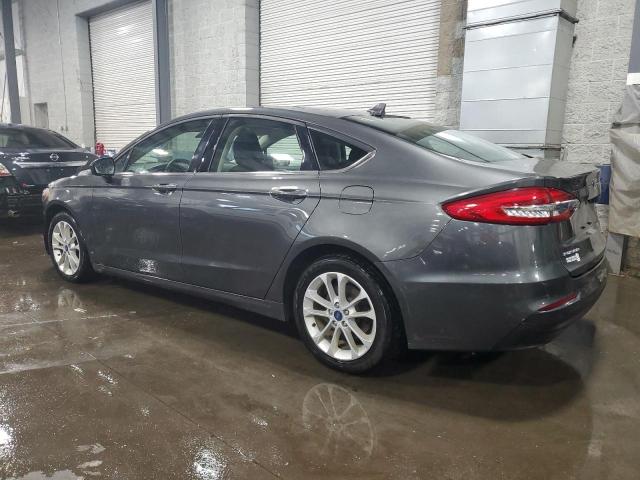 3FA6P0LU1LR220083 - 2020 FORD FUSION SE GRAY photo 2