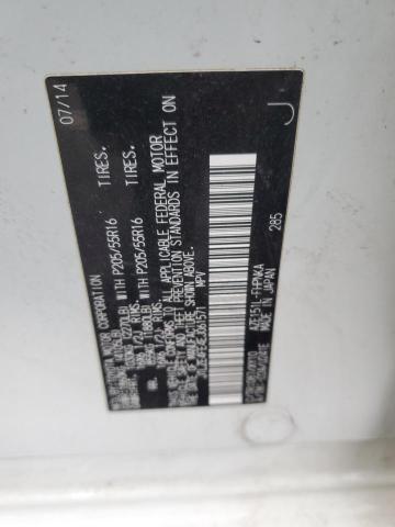 JTLZE4FE4EJ061571 - 2014 TOYOTA SCION XB 白色 照片 12