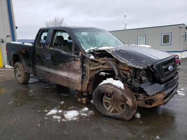 1FTRX14W48FA56684 - 2008 FORD F150 BLACK photo 4