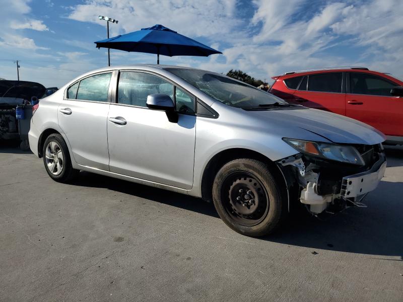 19XFB2F56DE025632 - 2013 HONDA CIVIC LX SILVER photo 4