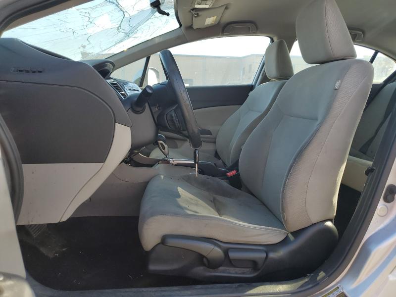 19XFB2F56DE025632 - 2013 HONDA CIVIC LX SILVER photo 7