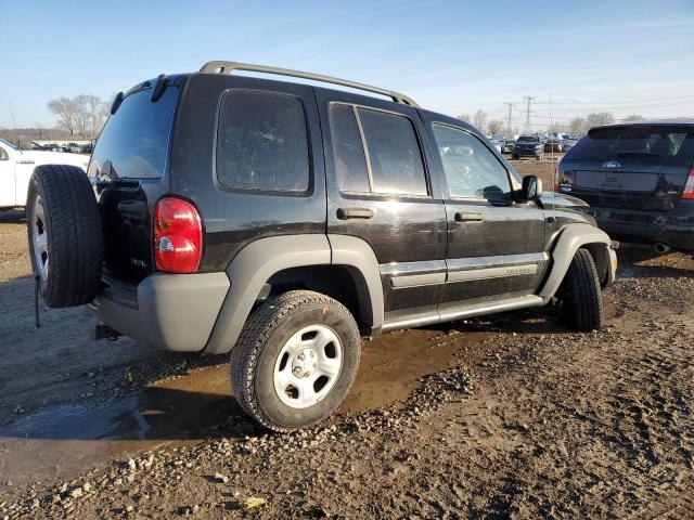 1J4GL48K85W502563 - 2005 JEEP LIBERTY SPORT BLACK photo 3