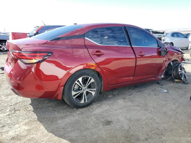 3N1AB8CV3NY238073 - 2022 NISSAN SENTRA SV BURGUNDY photo 3