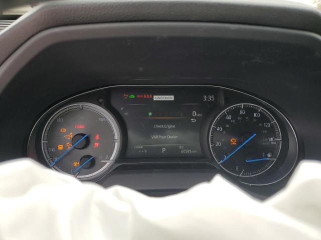 JTEAAAAH0NJ087617 - 2022 TOYOTA VENZA LE SILVER photo 9