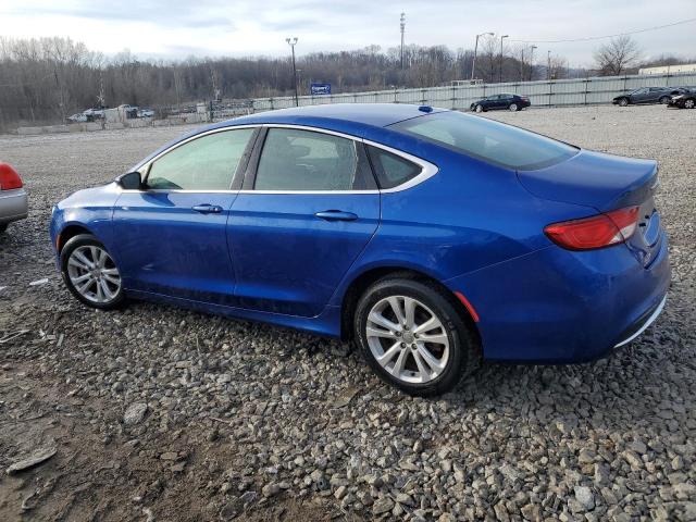 1C3CCCAB5FN529241 - 2015 CHRYSLER 200 LIMITED BLUE photo 2