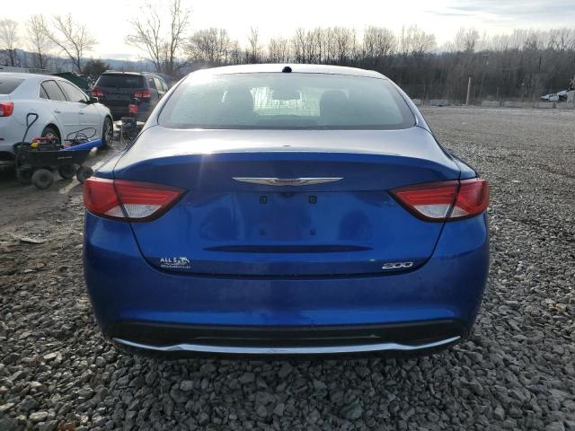 1C3CCCAB5FN529241 - 2015 CHRYSLER 200 LIMITED BLUE photo 6