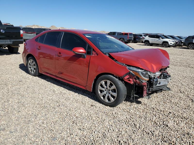 JTDEPRAEXLJ003762 - 2020 TOYOTA COROLLA LE 红色 照片 4