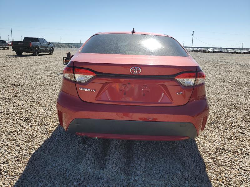 JTDEPRAEXLJ003762 - 2020 TOYOTA COROLLA LE 红色 照片 6