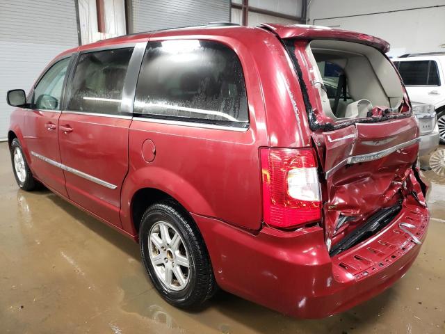 2C4RC1BG7CR207414 - 2012 CHRYSLER TOWN & COU TOURING RED photo 2