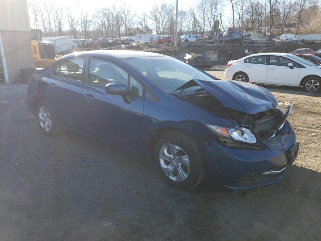 19XFB2F57EE224397 - 2014 HONDA CIVIC LX BLUE photo 4