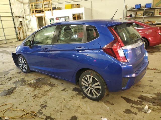 3HGGK5H88FM725403 - 2015 HONDA FIT EX BLUE photo 2