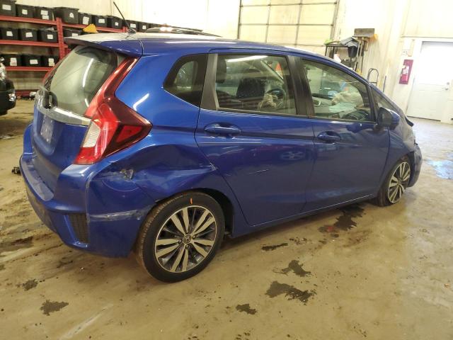 3HGGK5H88FM725403 - 2015 HONDA FIT EX BLUE photo 3