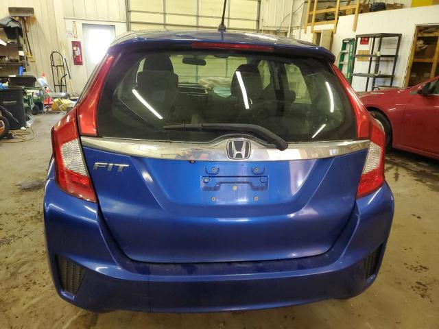 3HGGK5H88FM725403 - 2015 HONDA FIT EX BLUE photo 6