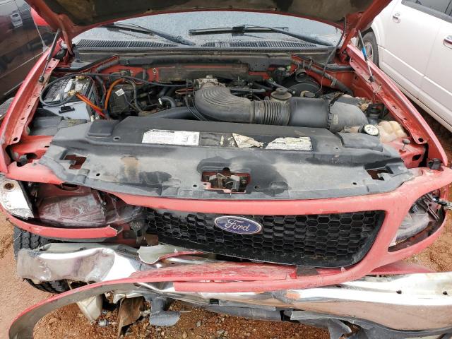 1FTRW08L61KF94183 - 2001 FORD F150 SUPERCREW RED photo 11