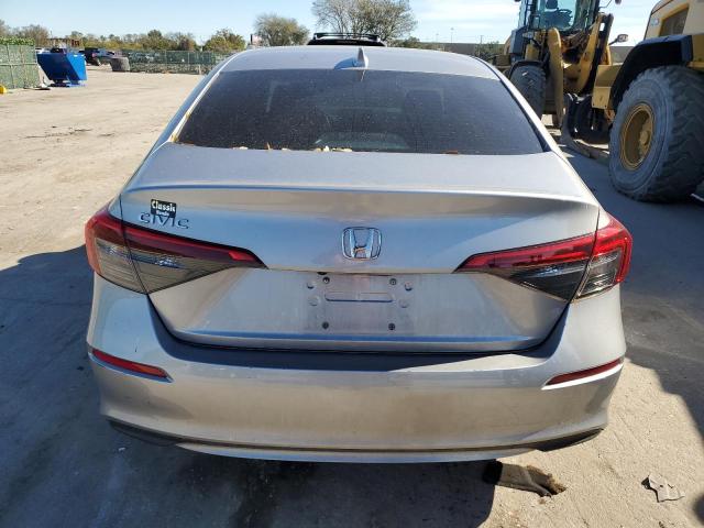 2HGFE2F20NH520767 - 2022 HONDA CIVIC LX SILVER photo 6