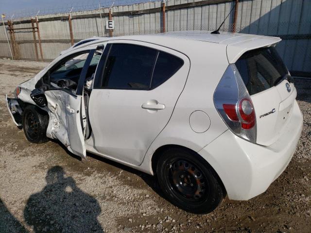 JTDKDTB38D1554960 - 2013 TOYOTA PRIUS C WHITE photo 2