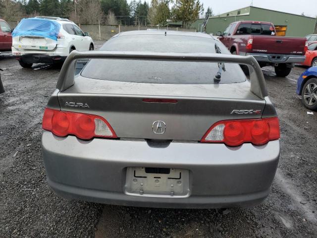 JH4DC530X2C005420 - 2002 ACURA RSX TYPE-S GRAY photo 6