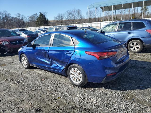 3KPC24A62LE115308 - 2020 HYUNDAI ACCENT SE BLUE photo 2