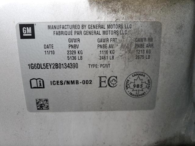 1G6DL5EY2B0134390 - 2011 CADILLAC CTS PERFORMANCE COLLECTION Серебристый фото 13