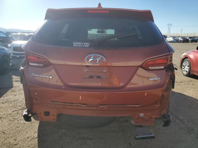 5XYZT3LB3HG381751 - 2017 HYUNDAI SANTA FE SPORT ORANGE photo 6