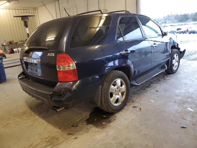 2HNYD18283H553492 - 2003 ACURA MDX BLUE photo 3