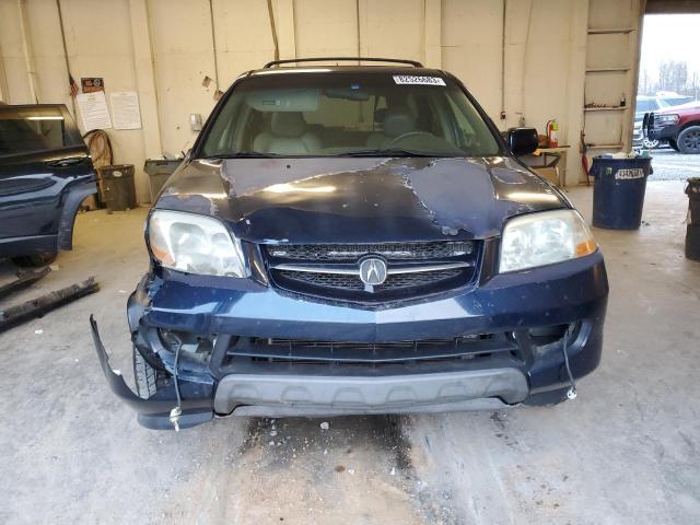 2HNYD18283H553492 - 2003 ACURA MDX BLUE photo 5