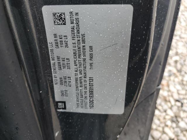 1G6DC1E36E0107131 - 2014 CADILLAC CTS PERFORMANCE COLLECTION Schwarz Foto 12