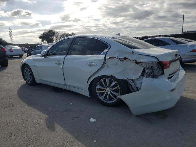 JN1BV7AP2EM673275 - 2014 INFINITI Q50 BASE WHITE photo 2