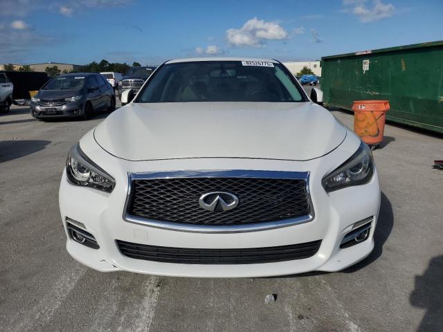JN1BV7AP2EM673275 - 2014 INFINITI Q50 BASE WHITE photo 5