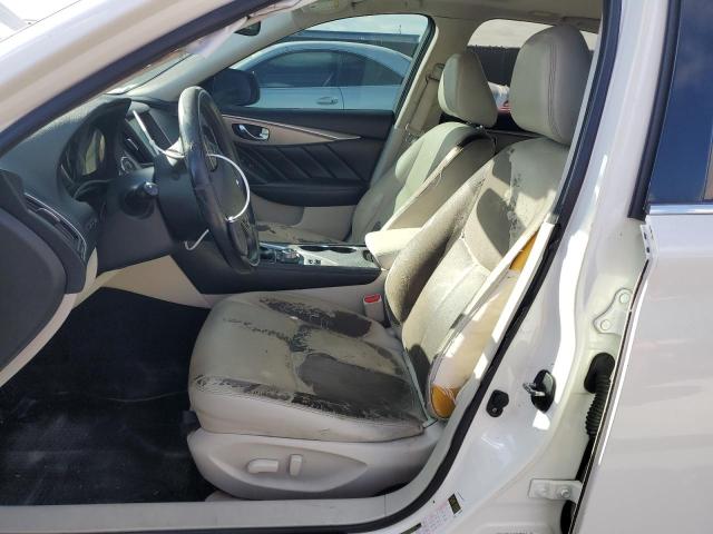 JN1BV7AP2EM673275 - 2014 INFINITI Q50 BASE WHITE photo 7