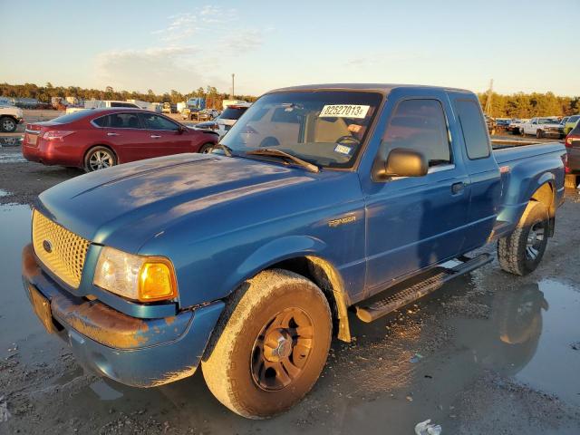 1FTYR14U92PA33827 - 2002 FORD RANGER SUPER CAB BLUE photo 1