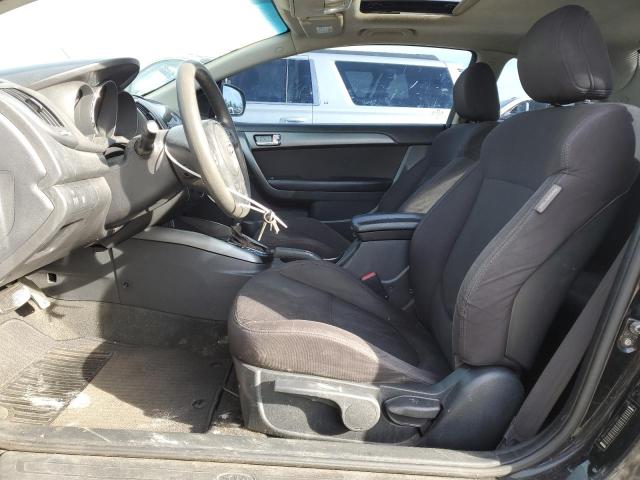 KNAFU6A27D5713887 - 2013 KIA FORTE EX BLACK photo 7